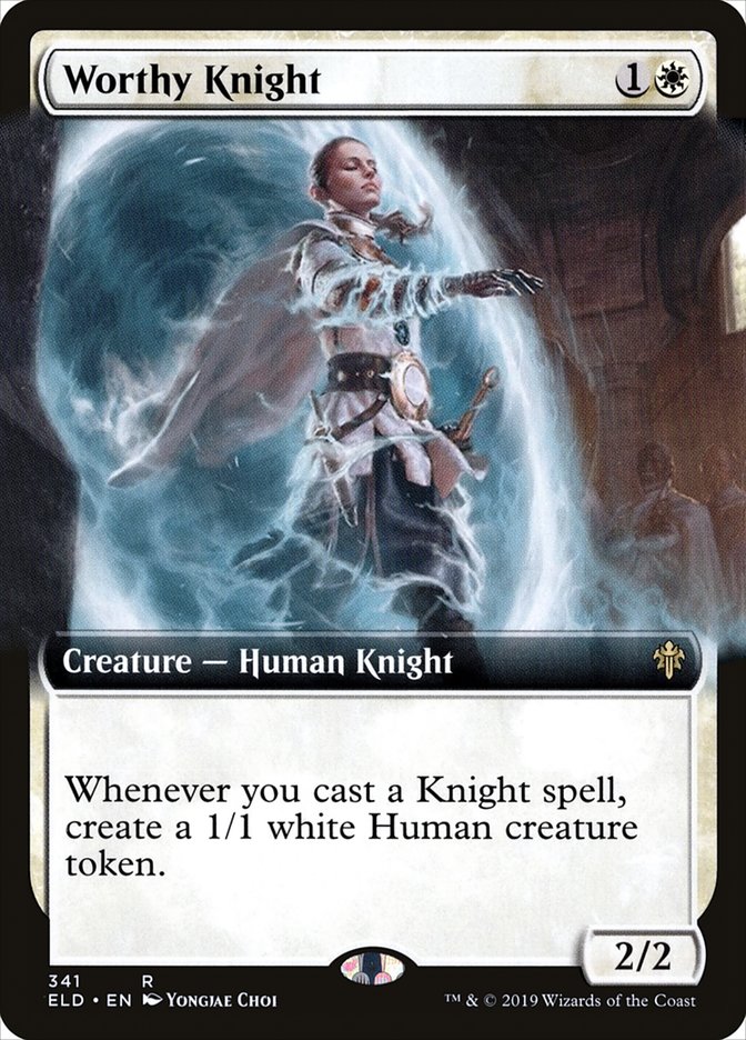 Worthy Knight (Extended Art) [Throne of Eldraine] | Total Play