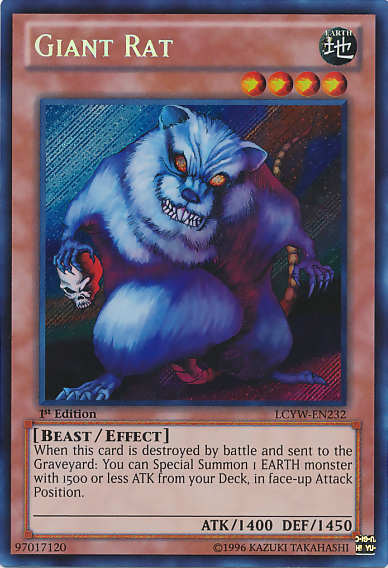 Giant Rat [LCYW-EN232] Secret Rare | Total Play