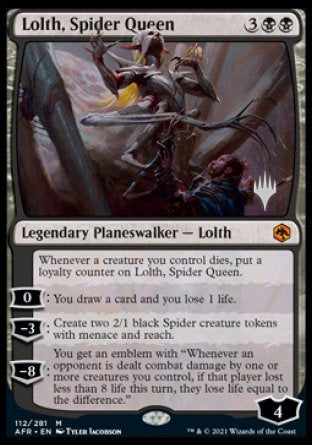 Lolth, Spider Queen (Promo Pack) [Dungeons & Dragons: Adventures in the Forgotten Realms Promos] | Total Play