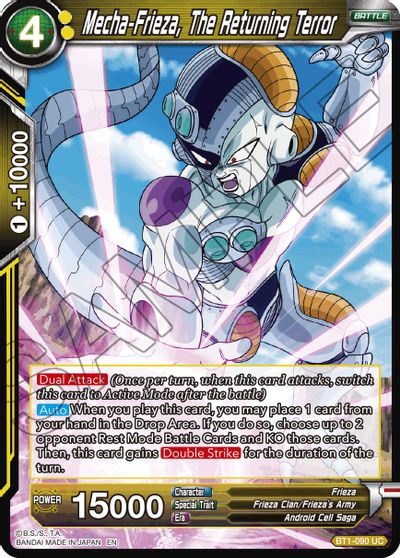 Mecha-Frieza, The Returning Terror (Reprint) (BT1-090) [Battle Evolution Booster] | Total Play