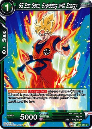 SS Son Goku, Exploding with Energy (BT6-055) [Destroyer Kings] | Total Play