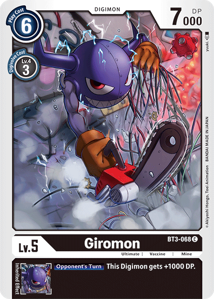 Giromon [BT3-068] [Release Special Booster Ver.1.5] | Total Play