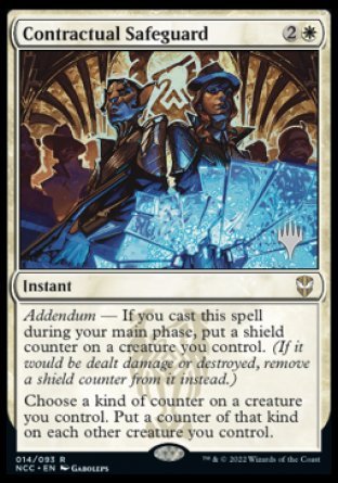 Contractual Safeguard (Promo Pack) [Streets of New Capenna Commander Promos] | Total Play