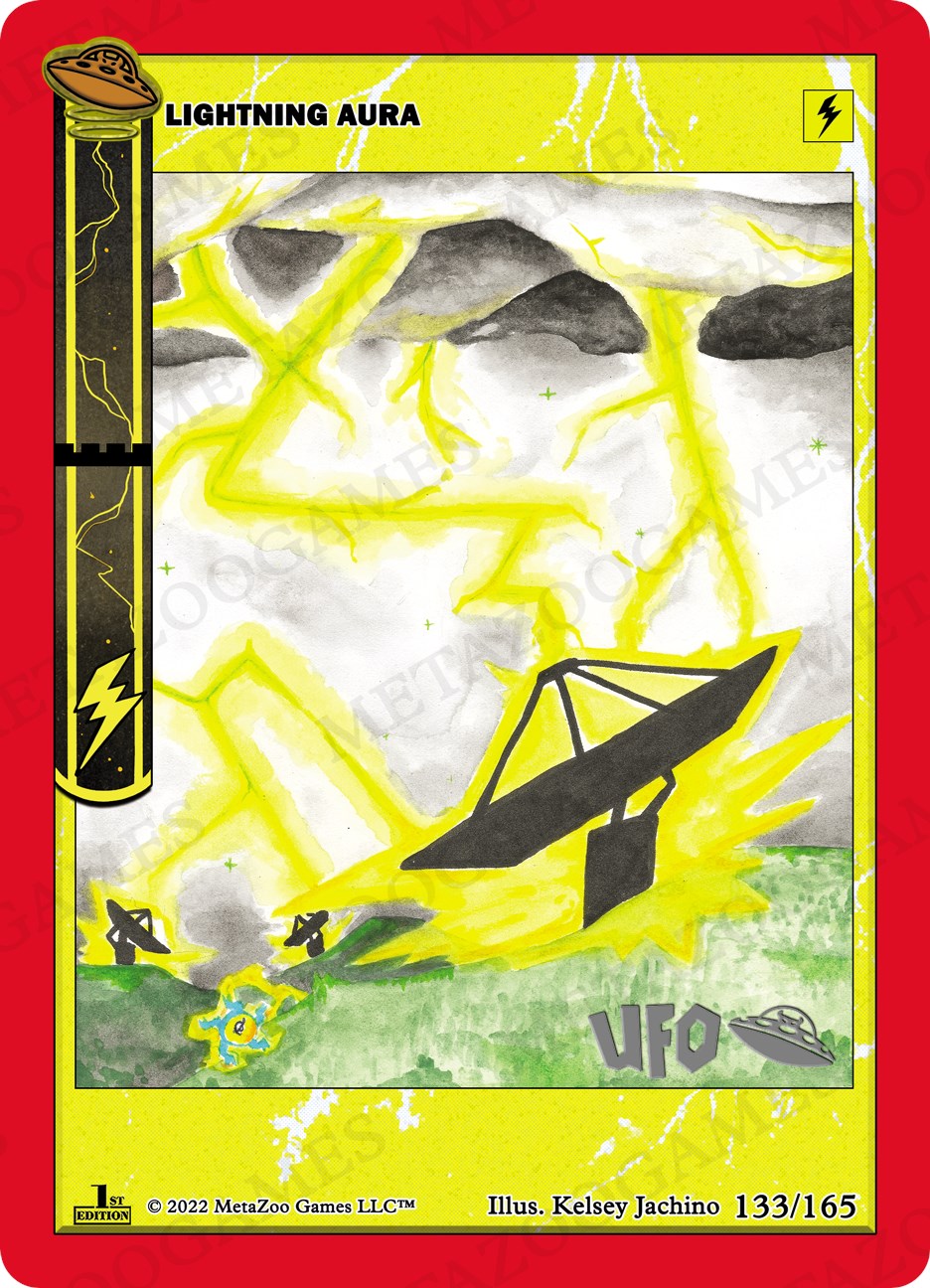 Lightning Aura [Cryptid Nation: UFO First Edition Spoiler Pack] | Total Play
