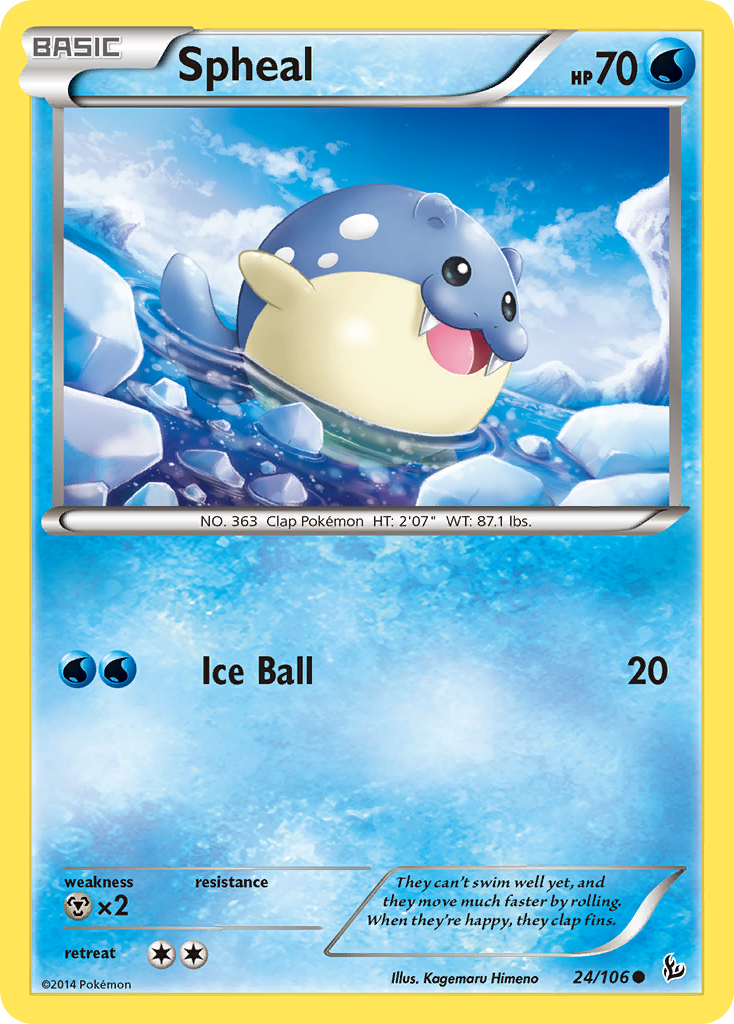 Spheal (24/106) [XY: Flashfire] | Total Play