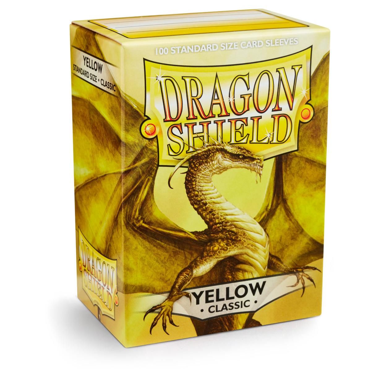 Dragon Shield: Standard 100ct Sleeves - Yellow (Classic) | Total Play