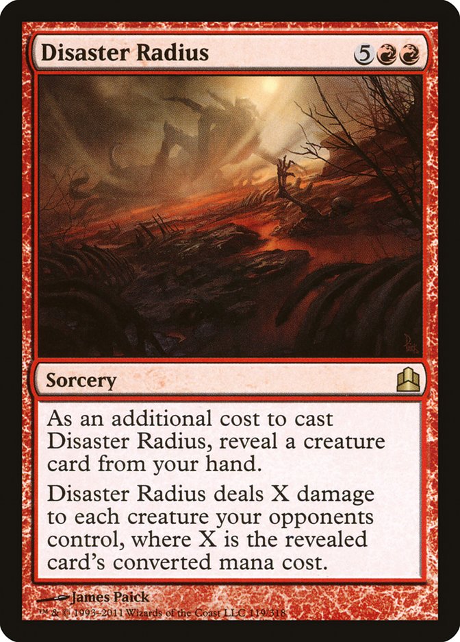 Disaster Radius [Commander 2011] | Total Play