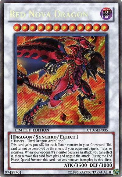 Red Nova Dragon [CT07-EN005] Secret Rare | Total Play