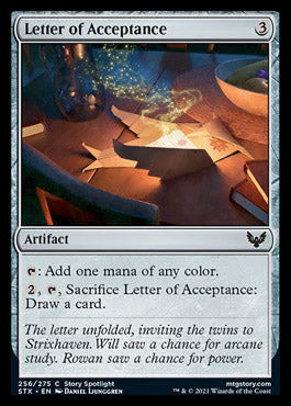 Letter of Acceptance [Strixhaven: School of Mages] | Total Play