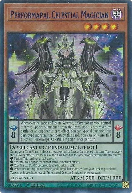 Performapal Celestial Magician (Blue) [LDS3-EN130] Ultra Rare | Total Play