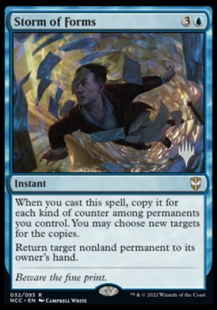 Storm of Forms (Promo Pack) [Streets of New Capenna Commander Promos] | Total Play