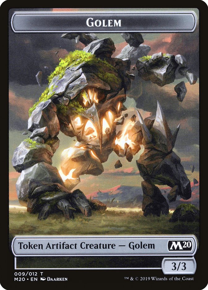 Golem Token [Core Set 2020 Tokens] | Total Play