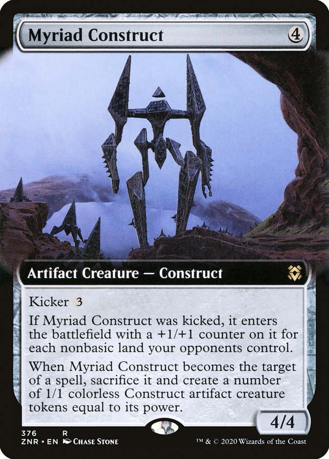 Myriad Construct (Extended Art) [Zendikar Rising] | Total Play