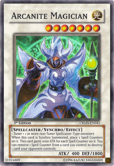 Arcanite Magician [CRMS-EN043] Super Rare | Total Play