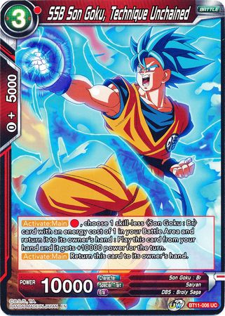 SSB Son Goku, Technique Unchained (BT11-006) [Vermilion Bloodline] | Total Play