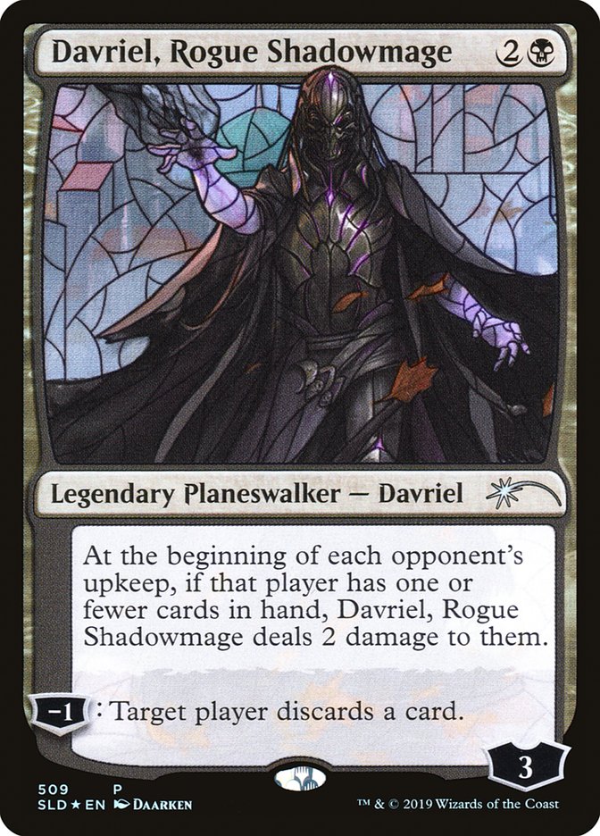 Davriel, Rogue Shadowmage (Stained Glass) [Secret Lair Drop Promos] | Total Play