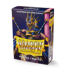 Dragon Shield: Japanese Size 60ct Sleeves - Purple (Matte) | Total Play