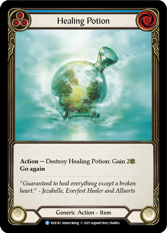 Healing Potion [EVR183] (Everfest)  1st Edition Cold Foil | Total Play
