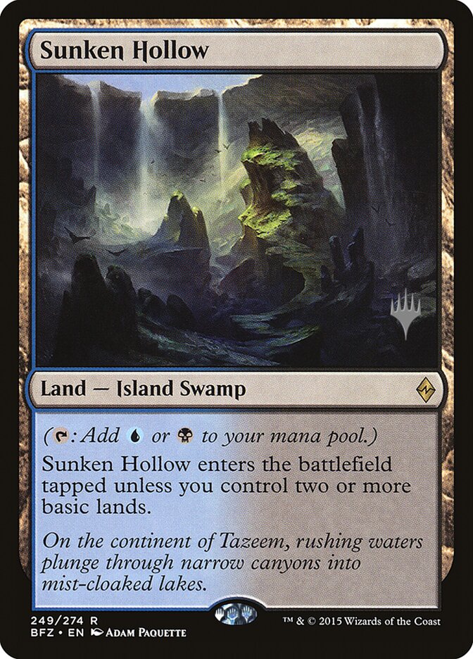 Sunken Hollow [Battle for Zendikar Promos] | Total Play