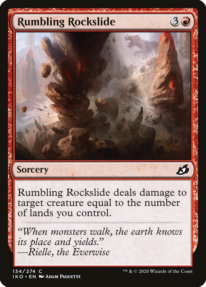 Rumbling Rockslide [Ikoria: Lair of Behemoths] | Total Play