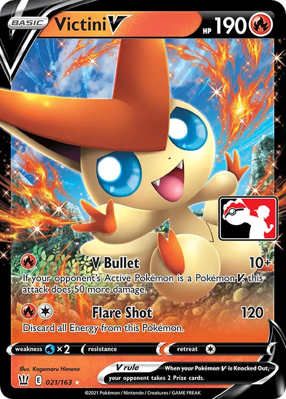 Victini V (021/163) [Prize Pack Series One] | Total Play