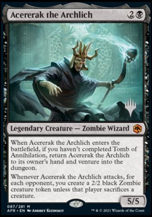 Acererak the Archlich (Promo Pack) [Dungeons & Dragons: Adventures in the Forgotten Realms Promos] | Total Play