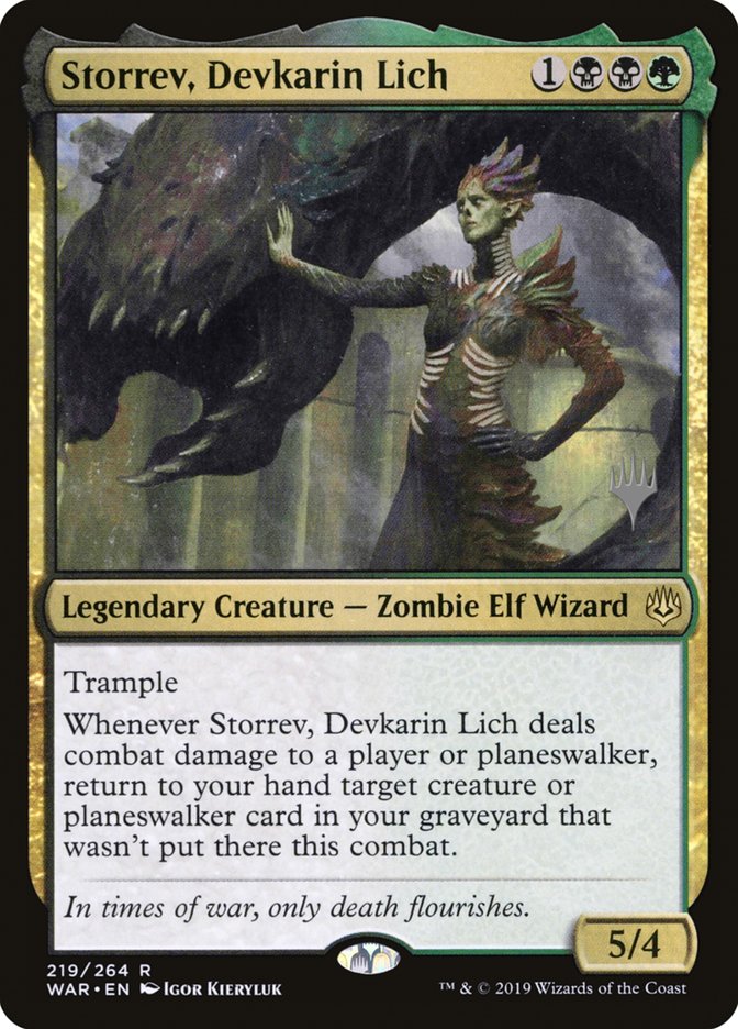 Storrev, Devkarin Lich (Promo Pack) [War of the Spark Promos] | Total Play