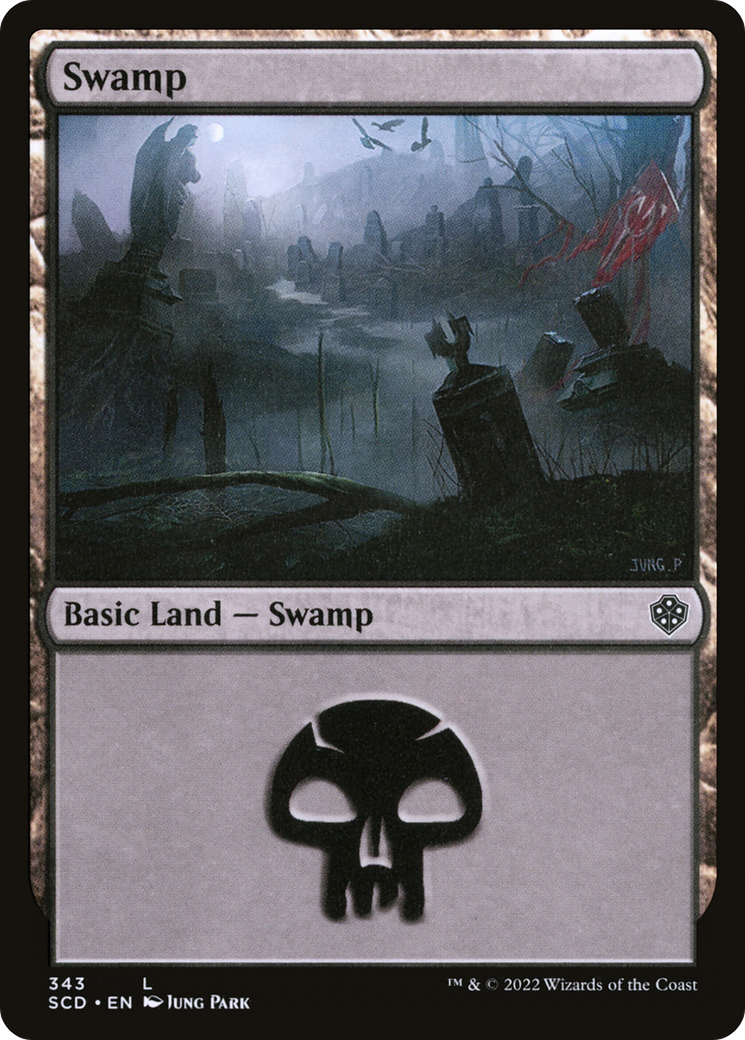 Swamp (343) [Starter Commander Decks] | Total Play