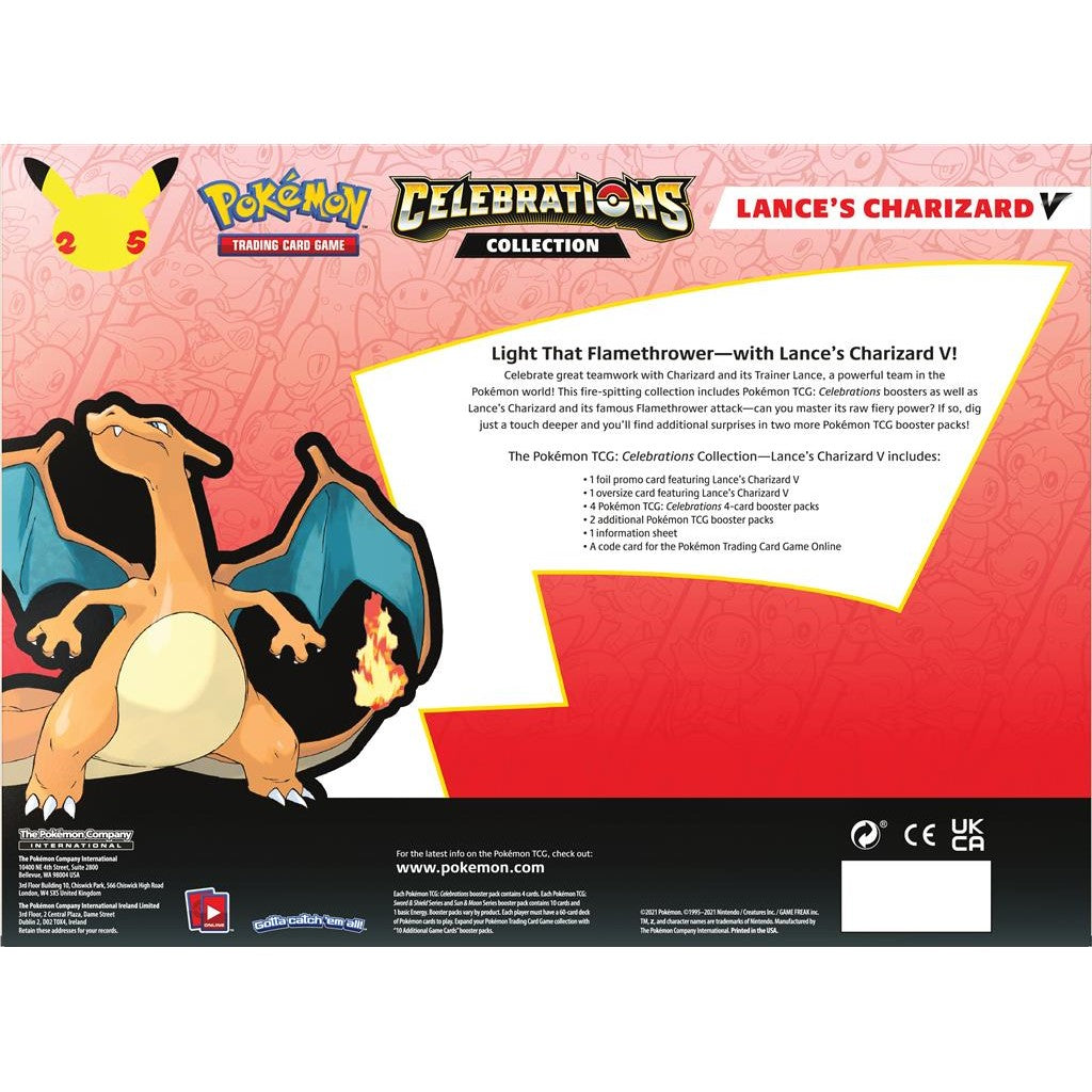 Celebrations: 25th Anniversary - Collection (Lance's Charizard V) | Total Play