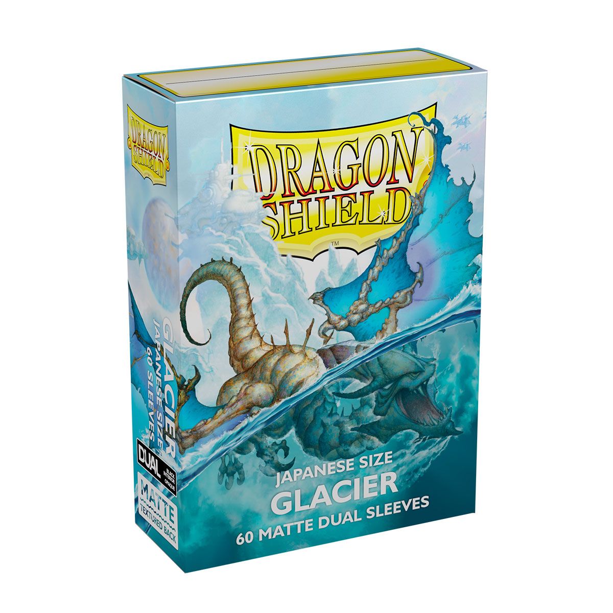 Dragon Shield: Japanese Size 60ct Sleeves - Glacier (Dual Matte) | Total Play