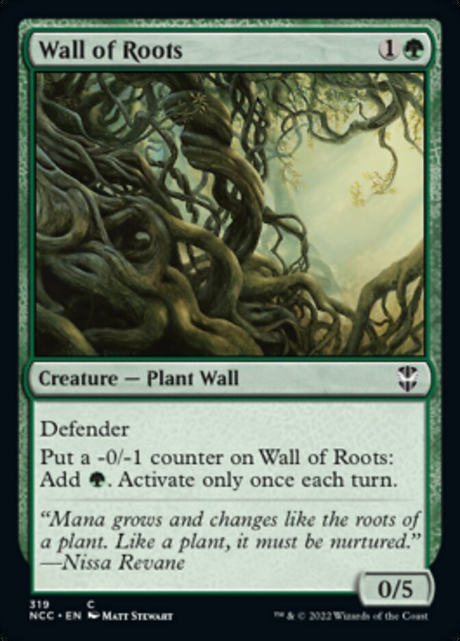 Wall of Roots [Streets of New Capenna Commander] | Total Play