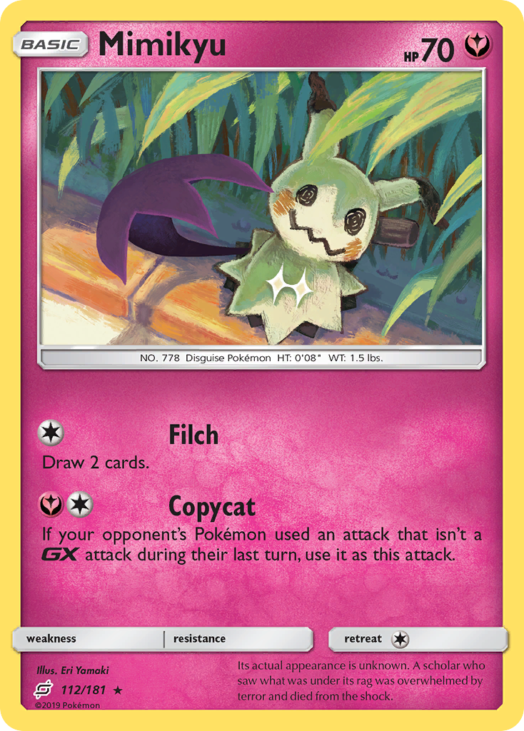 Mimikyu (112/181) [Sun & Moon: Team Up] | Total Play