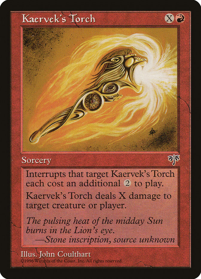 Kaervek's Torch [Mirage] | Total Play