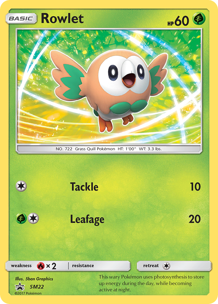 Rowlet (SM22) [Sun & Moon: Black Star Promos] | Total Play