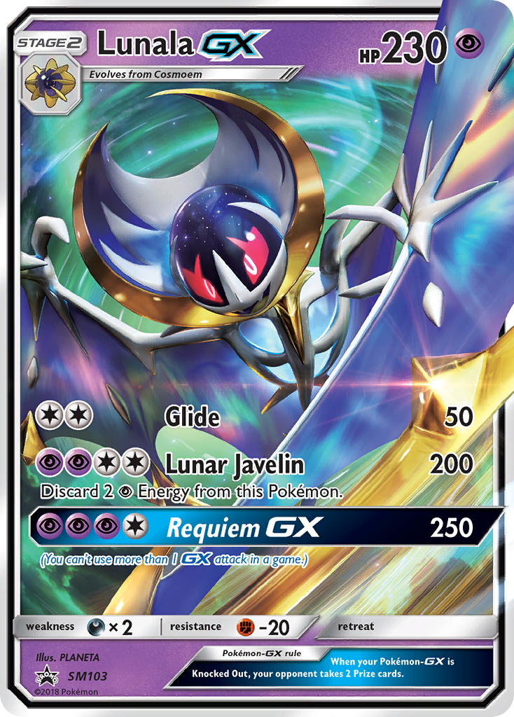 Lunala GX (SM103) [Sun & Moon: Black Star Promos] | Total Play