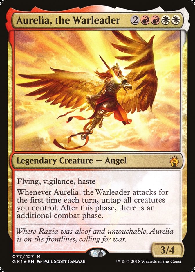 Aurelia, the Warleader [Guilds of Ravnica Guild Kit] | Total Play