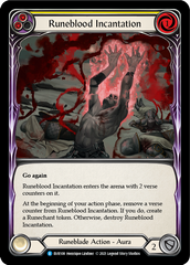 Runeblood Incantation (Yellow) [EVR108] (Everfest)  1st Edition Rainbow Foil | Total Play