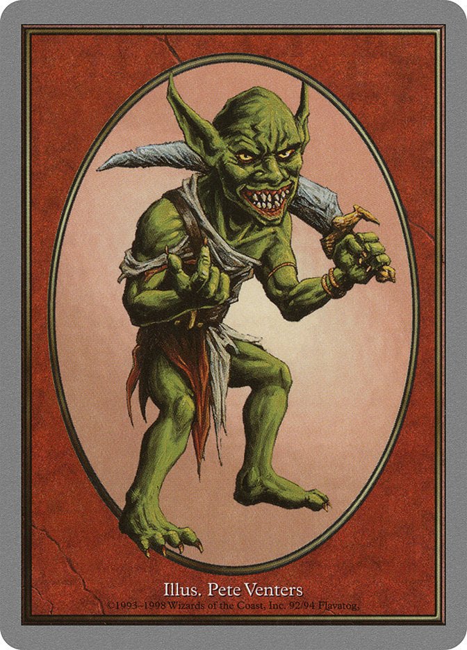 Goblin Token [Unglued Tokens] | Total Play