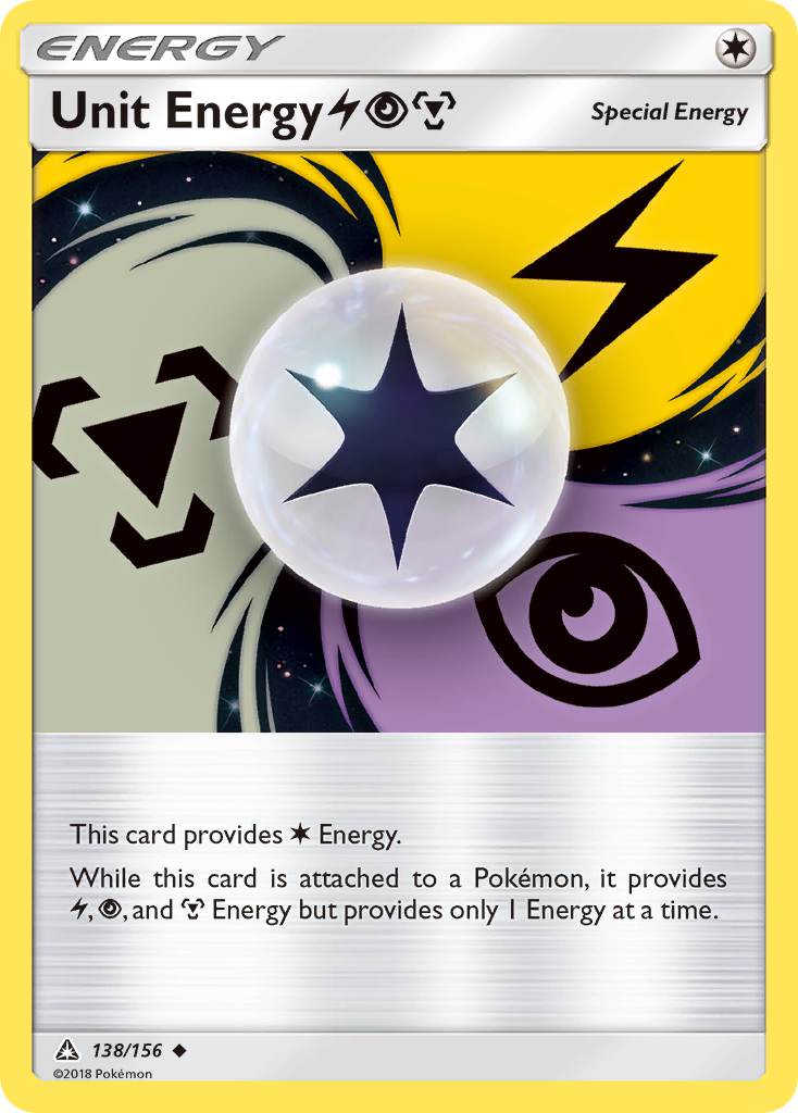 Unit Energy (138/156) (Lightning, Psychic, Metal) [Sun & Moon: Ultra Prism] | Total Play