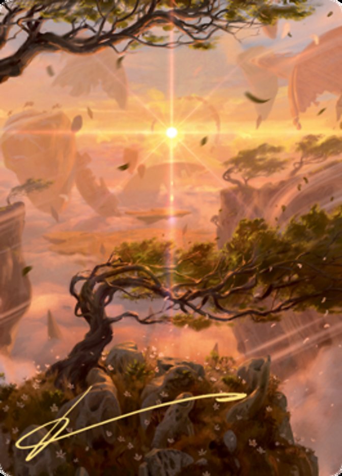 Windswept Heath Art Card (Gold-Stamped Signature) [Zendikar Rising Art Series] | Total Play