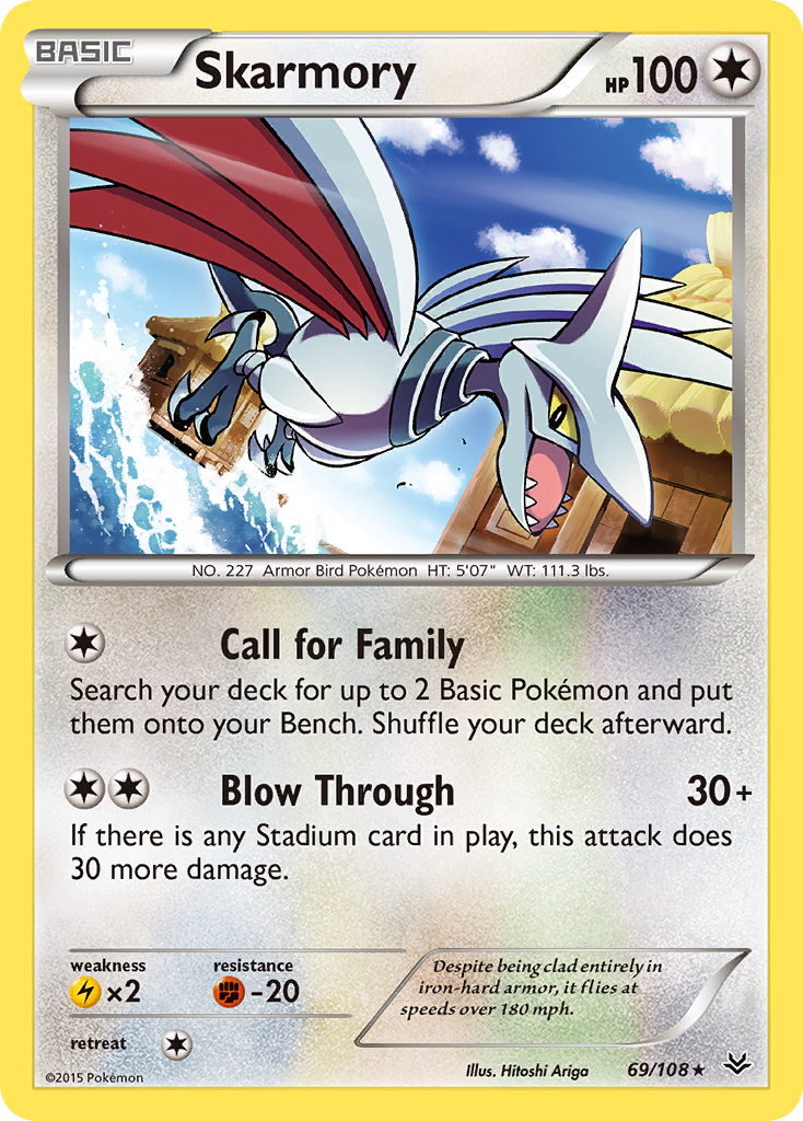 Skarmory (69/108) [XY: Roaring Skies] | Total Play