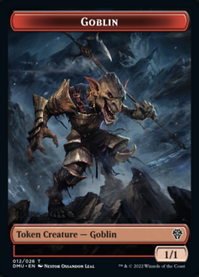 Soldier // Goblin Double-Sided Token [Dominaria United Tokens] | Total Play