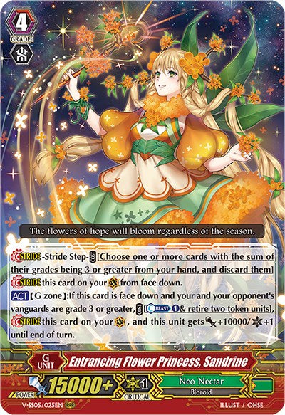 Entrancing Flower Princess, Sandrine (V-SS05/025EN) [Premium Collection 2020] | Total Play