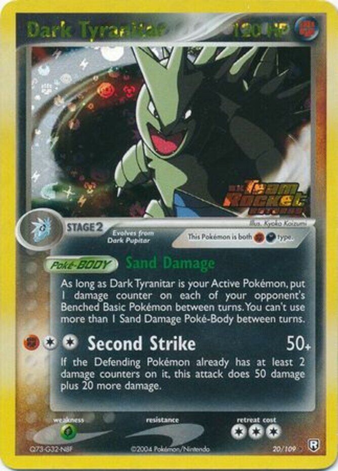 Dark Tyranitar (20/109) (Stamped) [EX: Team Rocket Returns] | Total Play