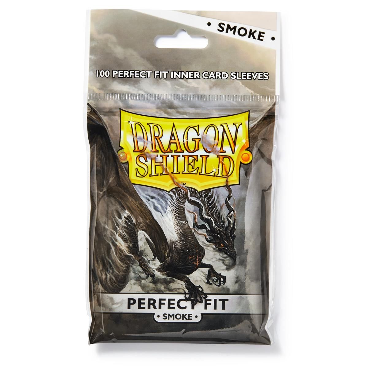 Dragon Shield: Standard Size 100ct Inner Sleeves - Perfect Fit (Smoke 'Fuligo') | Total Play