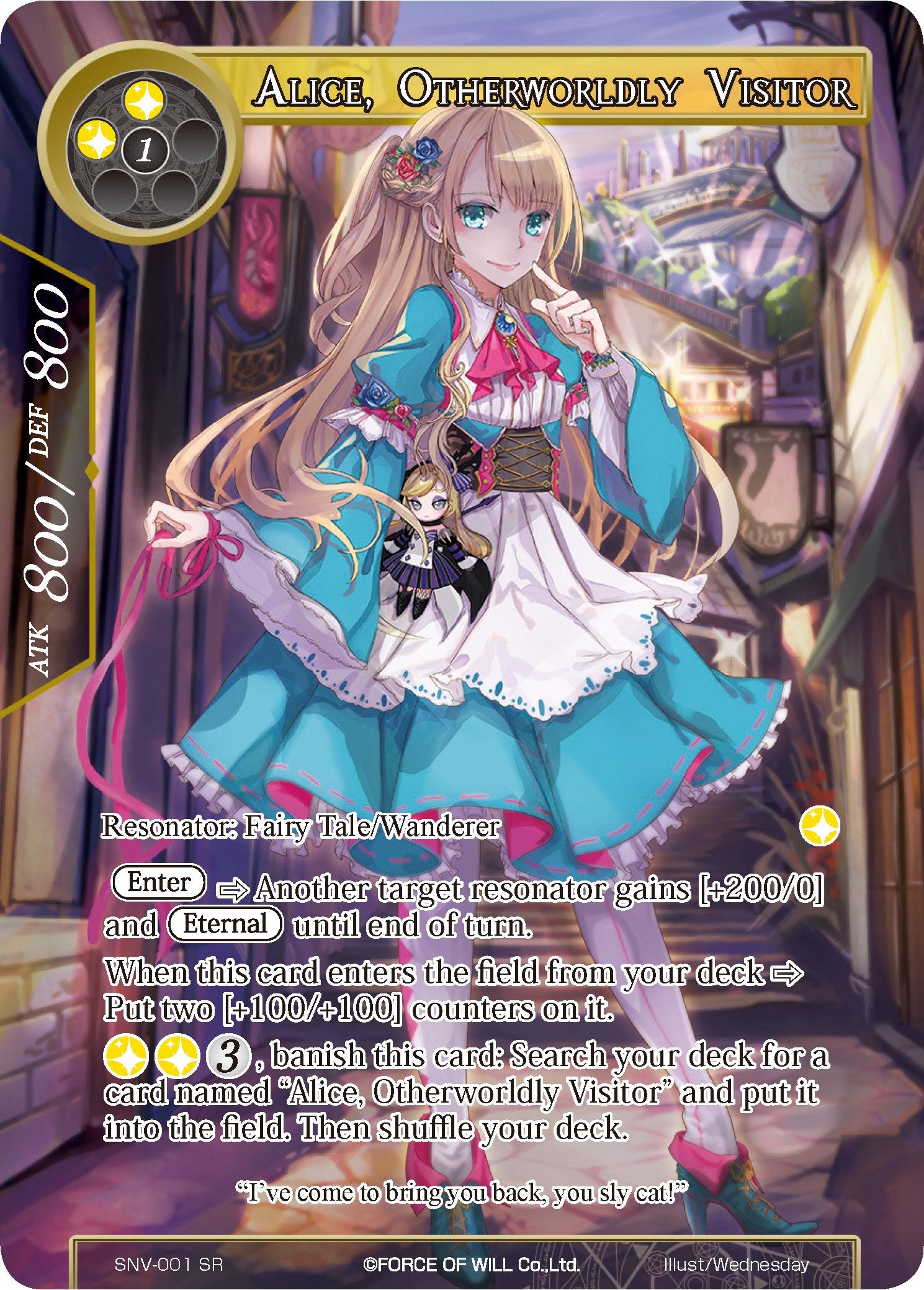 Alice, Otherworldly Visitor (Full Art) (SNV-001) [The Strangers of New Valhalla] | Total Play