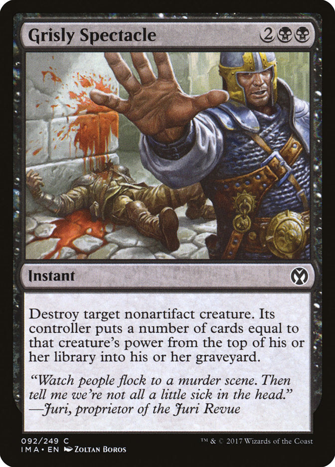 Grisly Spectacle [Iconic Masters] | Total Play