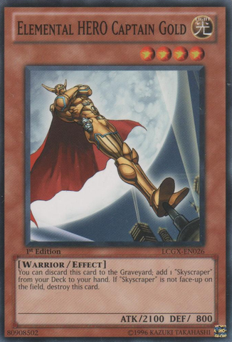 Elemental HERO Captain Gold [LCGX-EN026] Common | Total Play