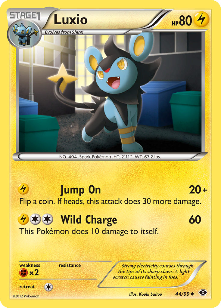 Luxio (44/99) [Black & White: Next Destinies] | Total Play