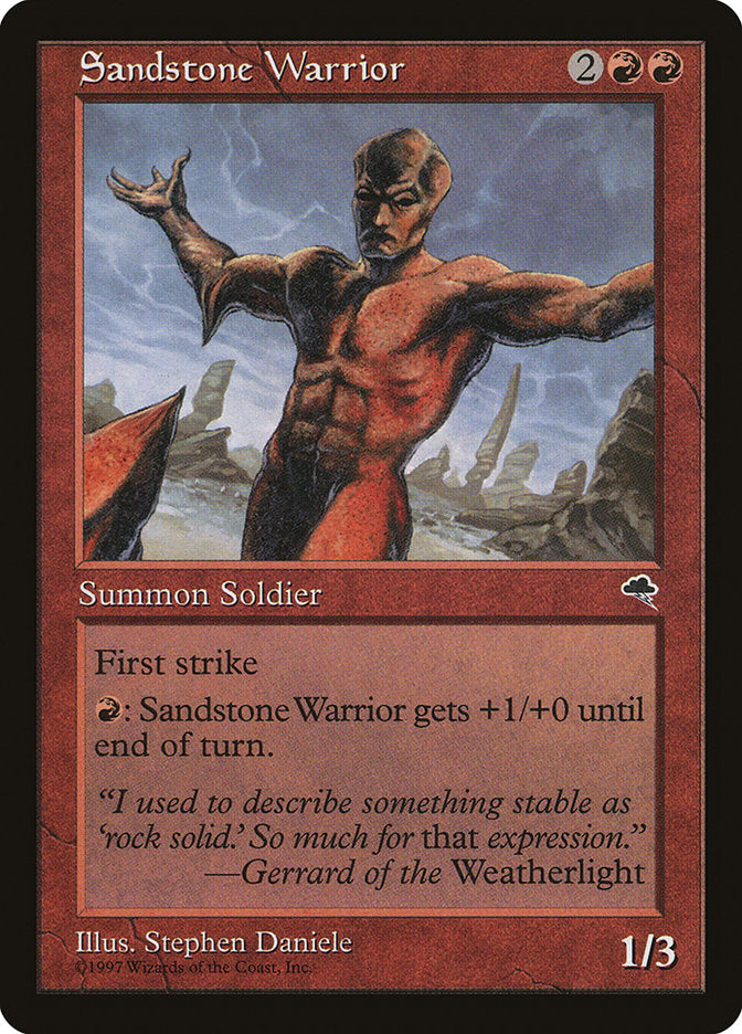 Sandstone Warrior [Tempest] | Total Play